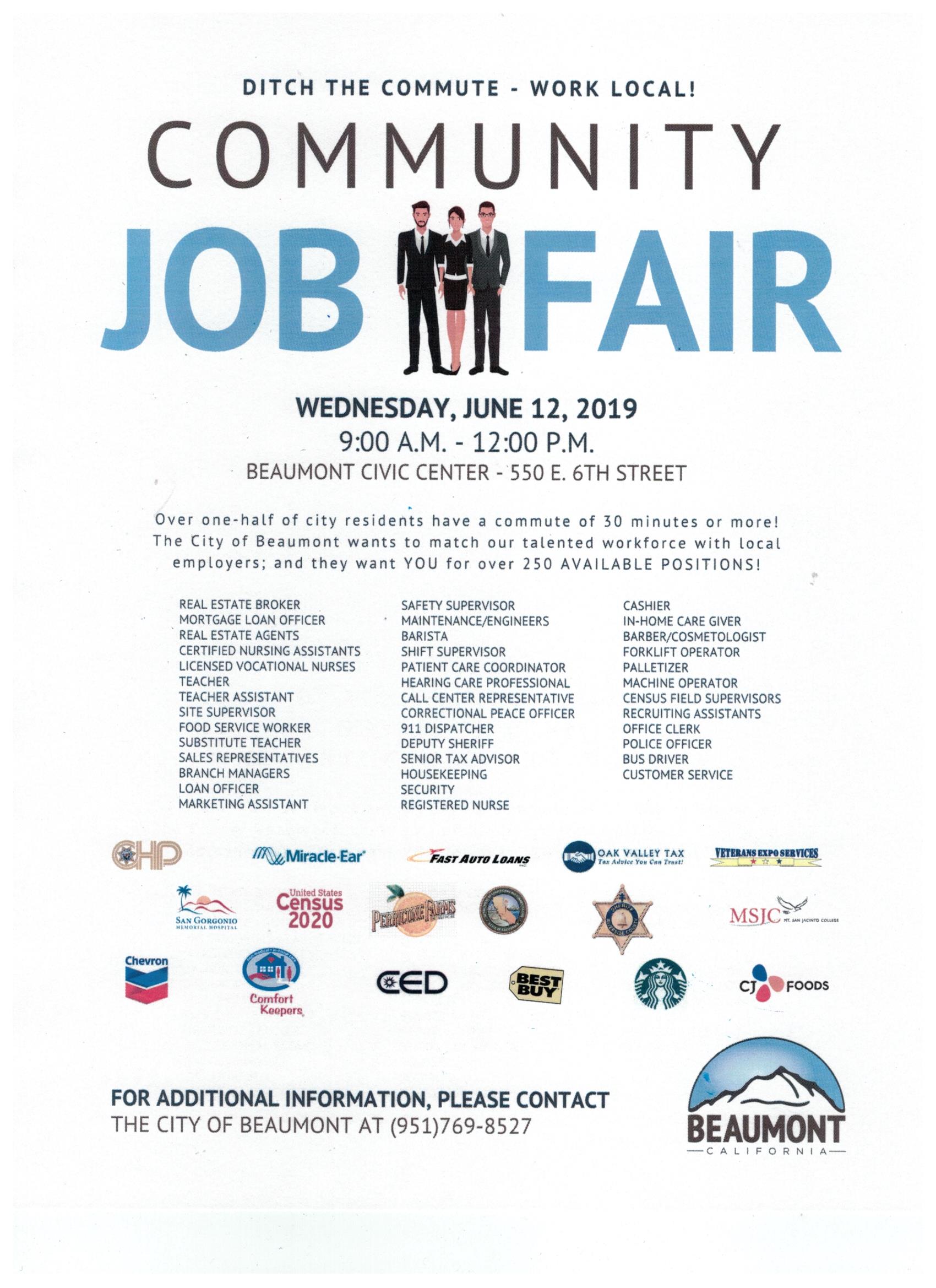 Community Job Fair Beaumont Chamber of Commerce