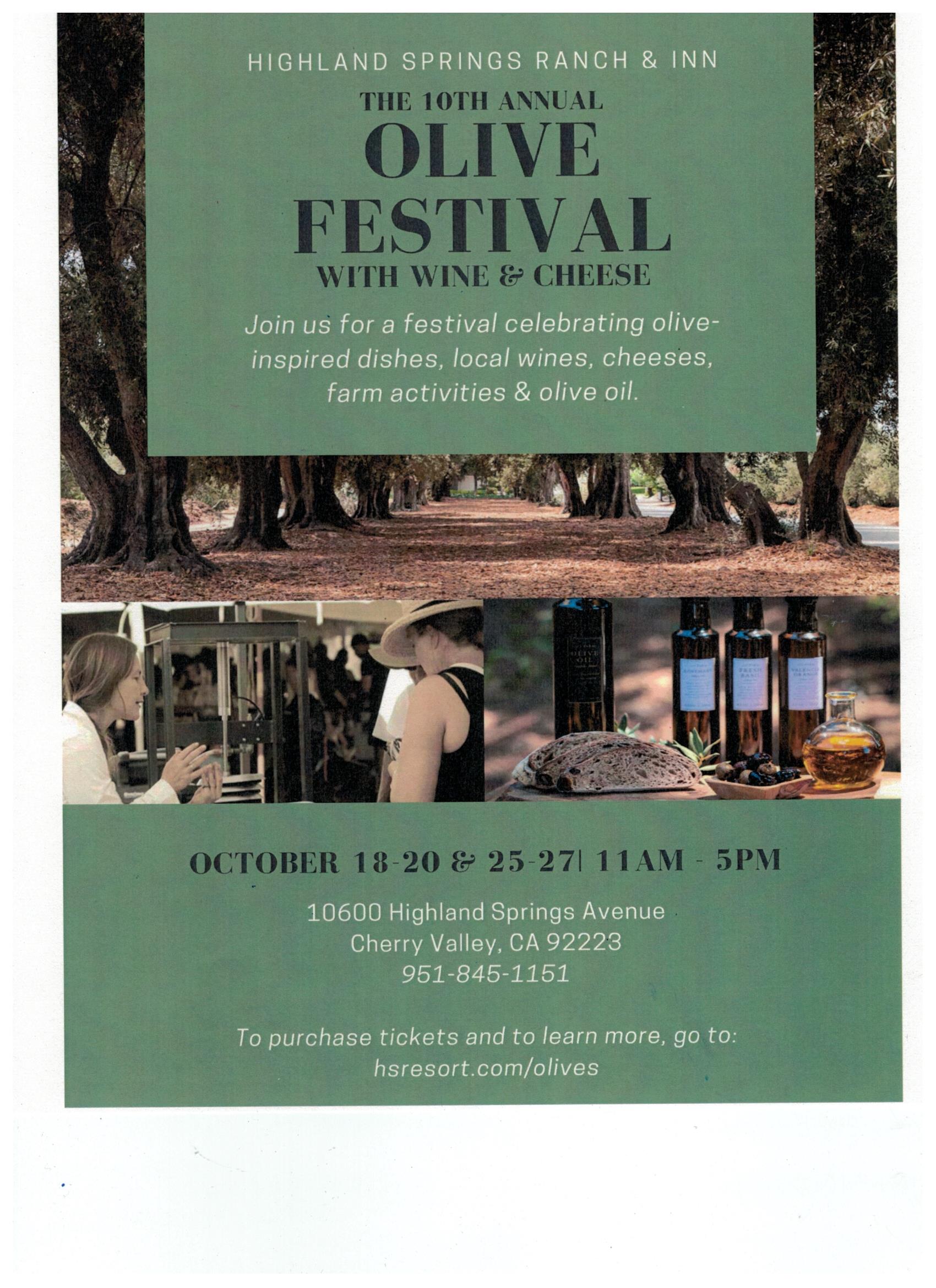 Olive Festival Beaumont Chamber of Commerce