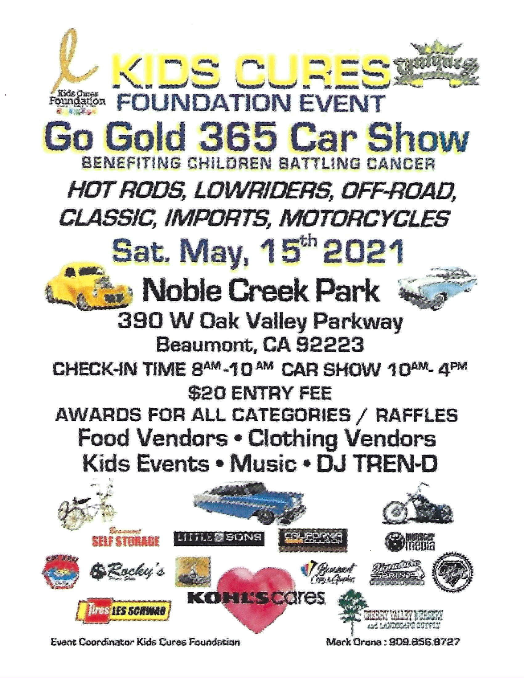 Kids Cures Car Show Beaumont Chamber of Commerce