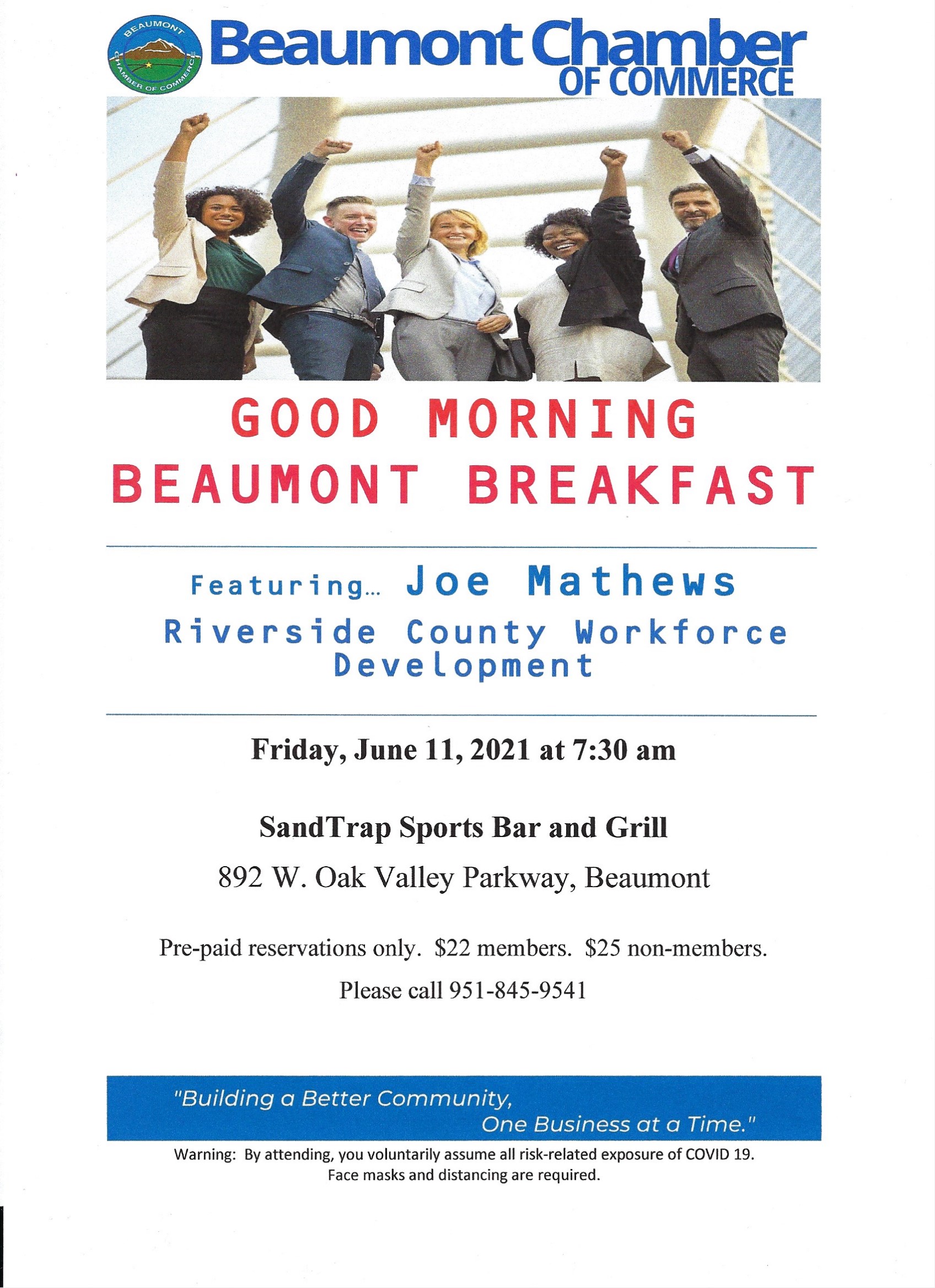 Good Morning Beaumont Breakfast Beaumont Chamber of Commerce