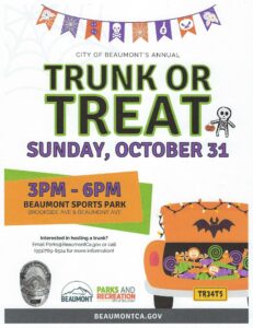 Trunk or Treat @ Beaumont Sports Park | Beaumont | California | United States