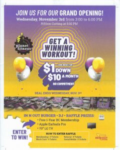 Planet Fitness Re-opening @ Planet Fitness