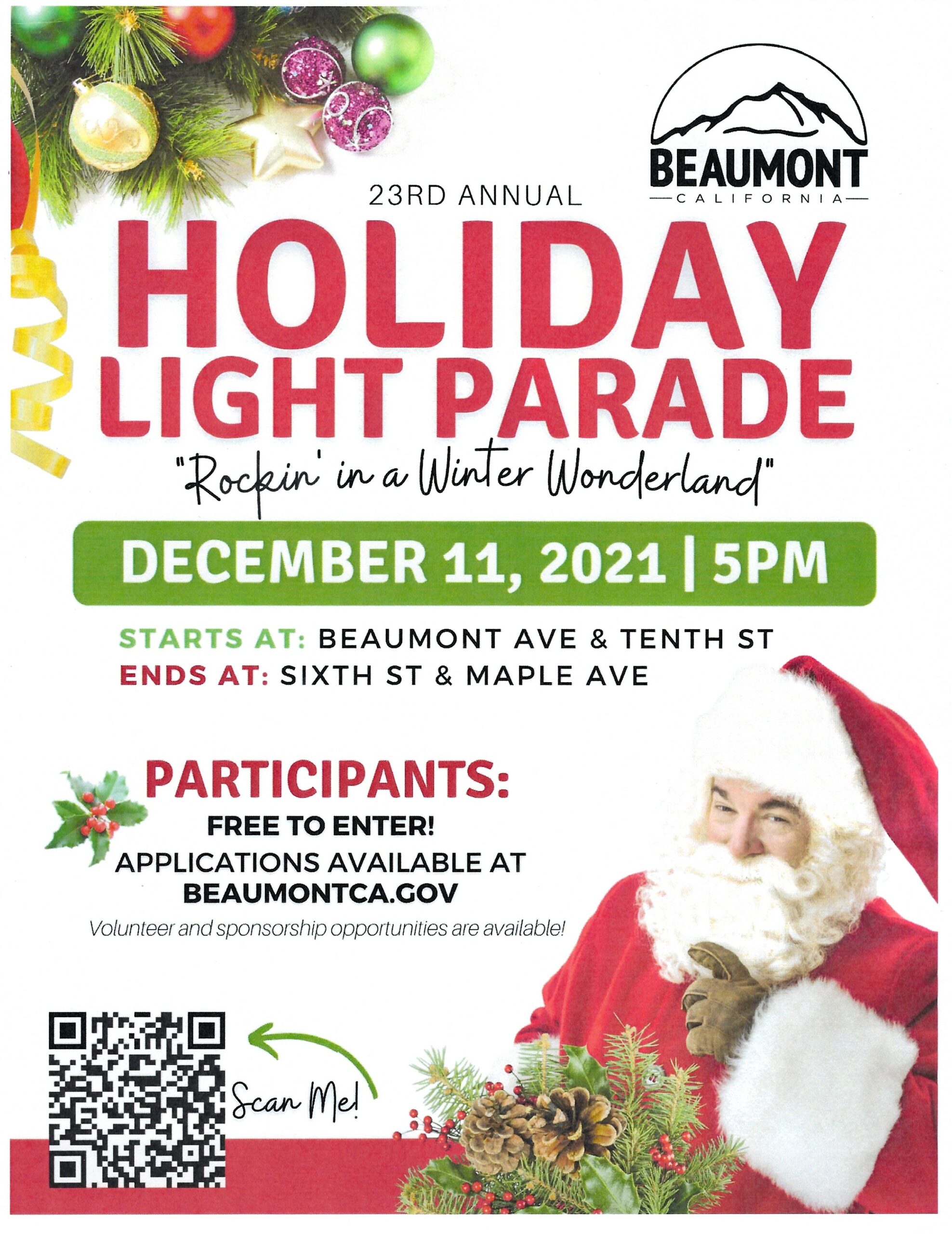 Light Parade Beaumont Chamber of Commerce