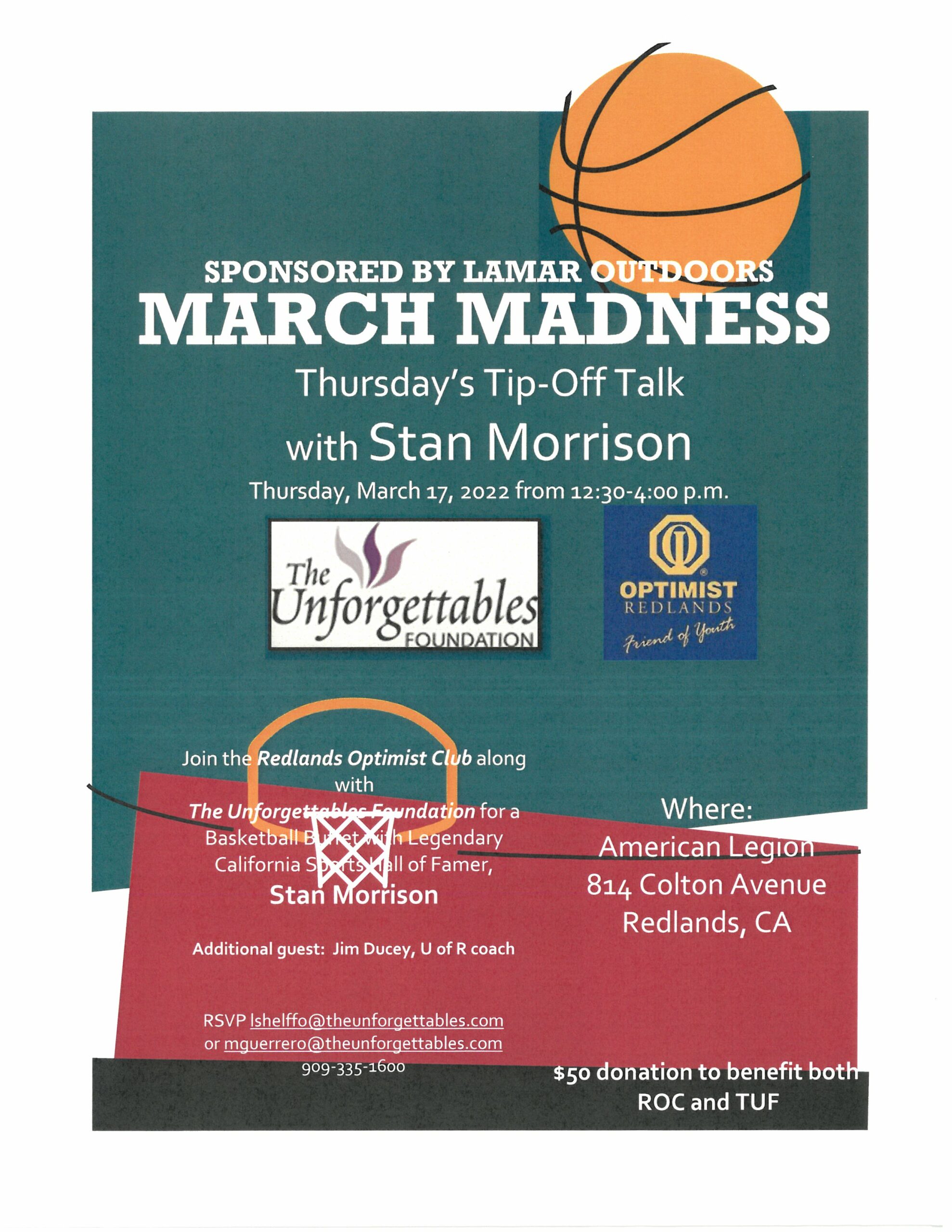 March Madness @ American Legion | Redlands | California | United States