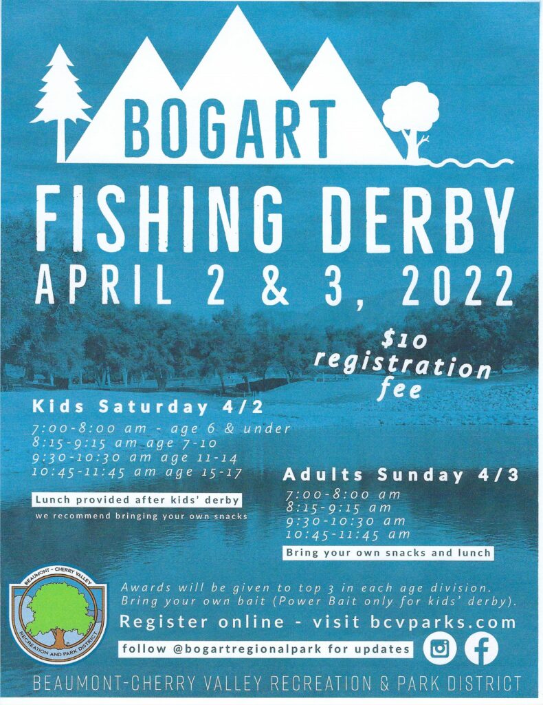 Fishing Derby @ Bogart Regional Park | Cherry Valley | California | United States