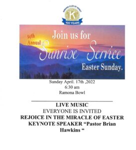 Sunrise Service @ Ramon Bowl | Hemet | California | United States