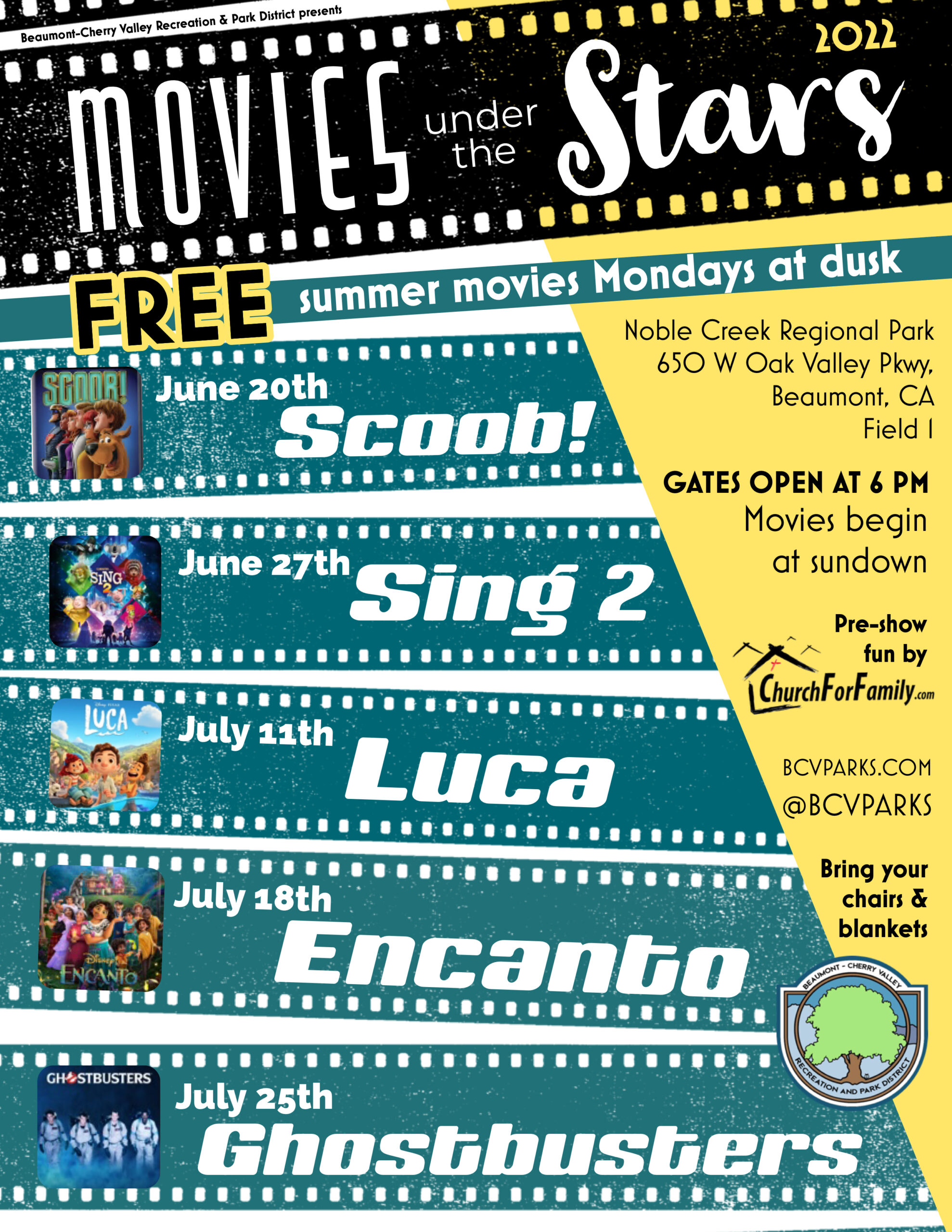 Movies Under the Stars Beaumont Chamber of Commerce