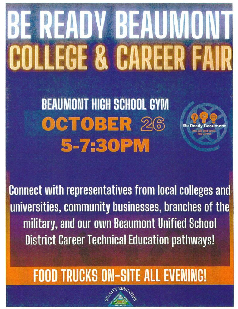 College & Career Fair @ Beaumont High School Gym | Cherry Valley | California | United States