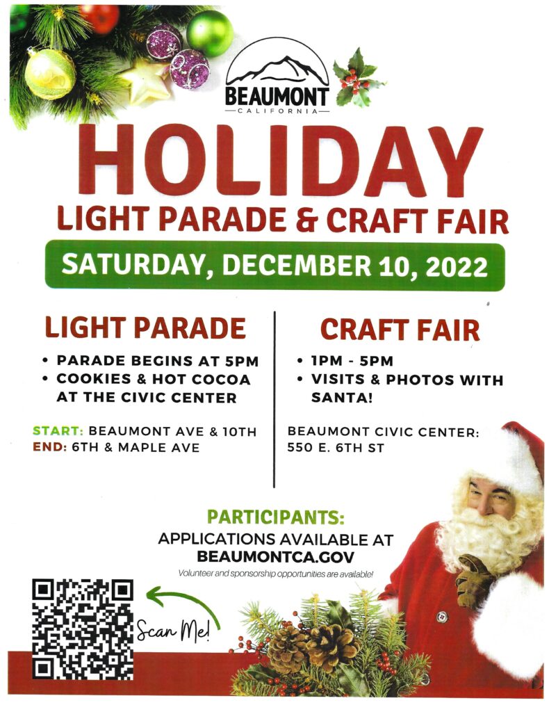 Beaumont Holiday Craft Fair @ Beaumont Civic Center | Beaumont | California | United States