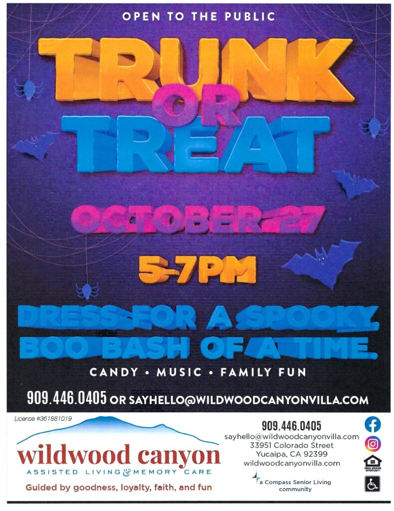 Trunk or Treat Wildwood Canyon @ Wildwood Canyon Villa | Yucaipa | California | United States