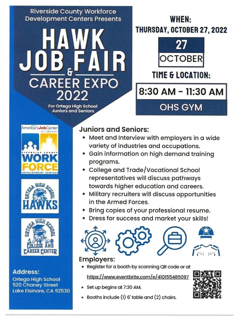 Job Fair & Career Expo @ Ortega High School - Gym | Lake Elsinore | California | United States