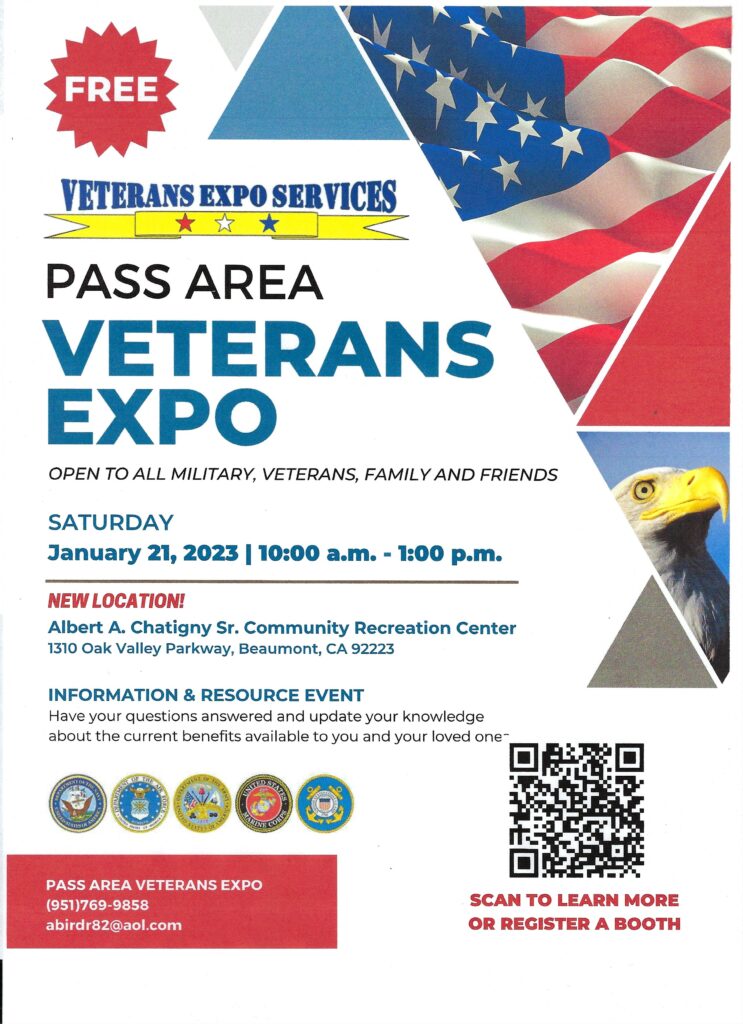 Free Veterans Expo @ Albert Chatigny, Sr. Community Rec Center | Beaumont | California | United States