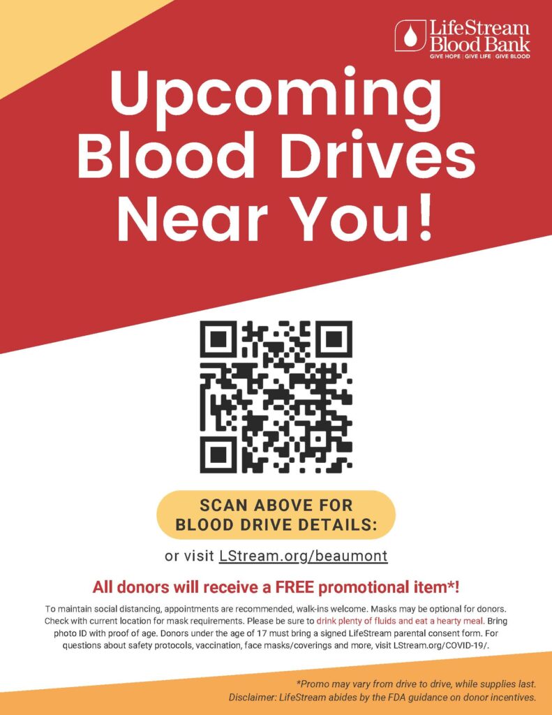 Blood Drive - Stater Bros. @ Stater Bros. | Beaumont | California | United States