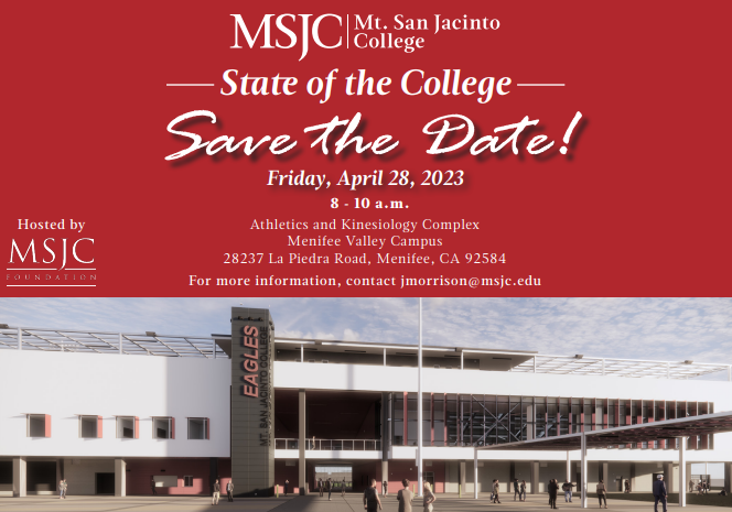 MSJC State of the College @ MSJC Menifee Valley Campus | Menifee | California | United States