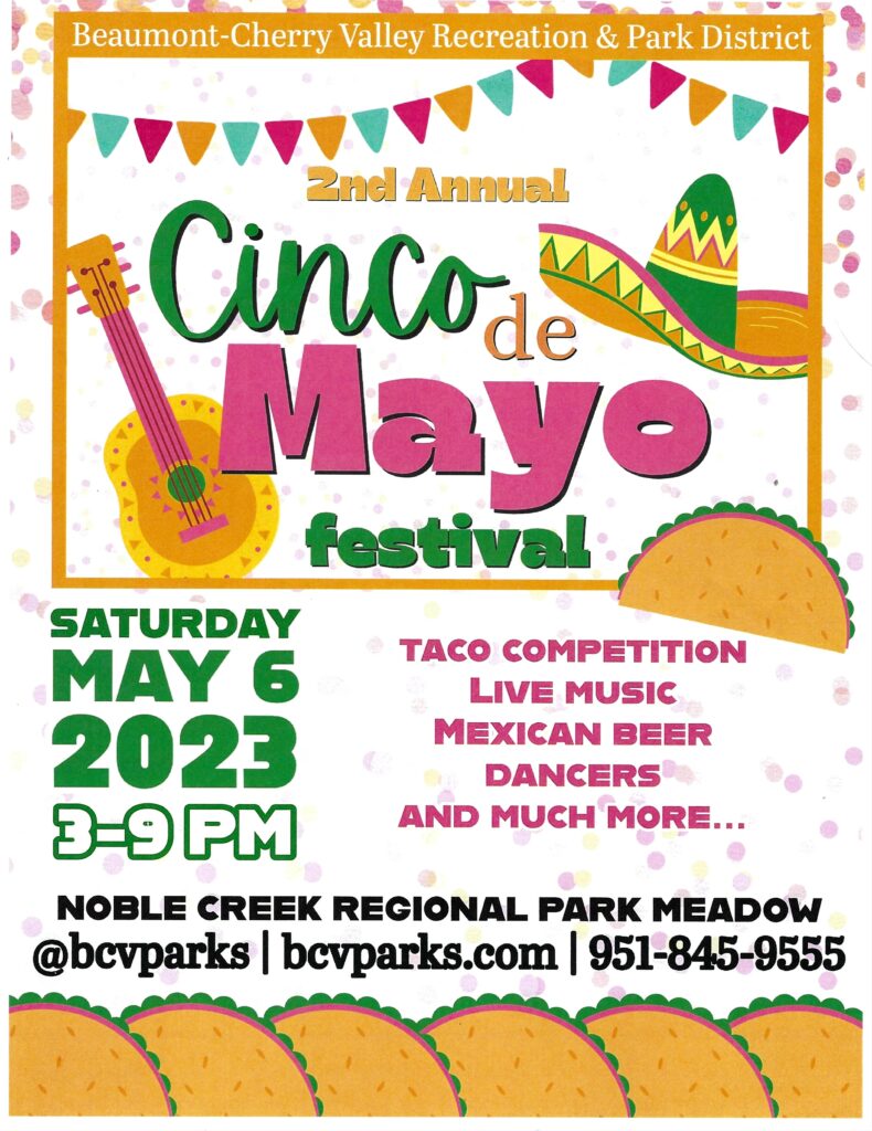 Cinco de Mayo Festival @ Noble Creek Regional Park