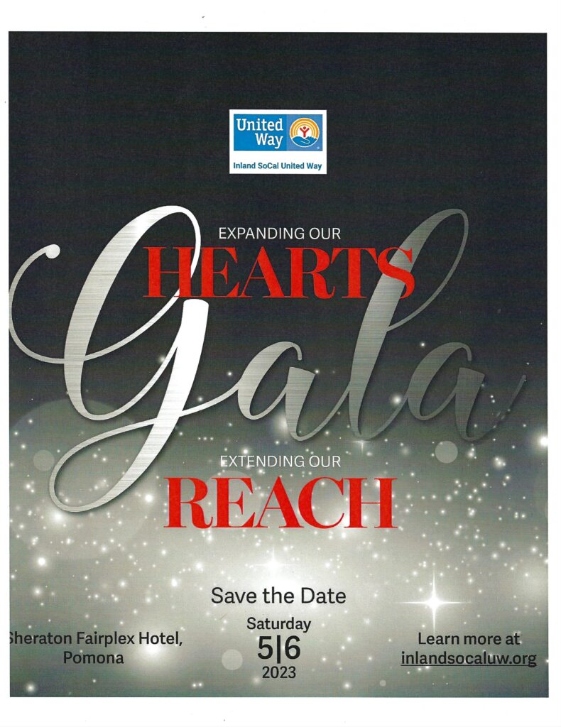 Expanding Our Hearts Gala - United Way @ Sheraton Fairplex Hotel