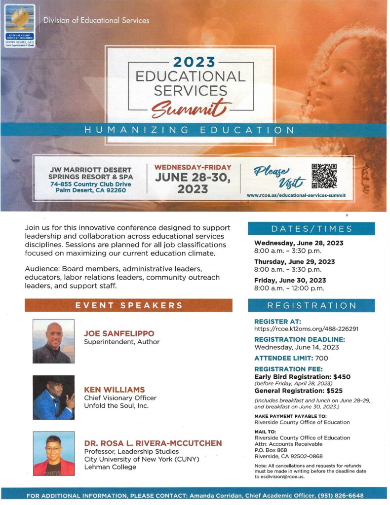 2023 Educational Services Summit @ JW Marriott Desert Springs Resort & Spa | Palm Desert | California | United States