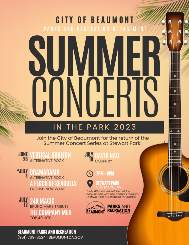 Summer Concert in the Park @ Stewart Park | Beaumont | California | United States