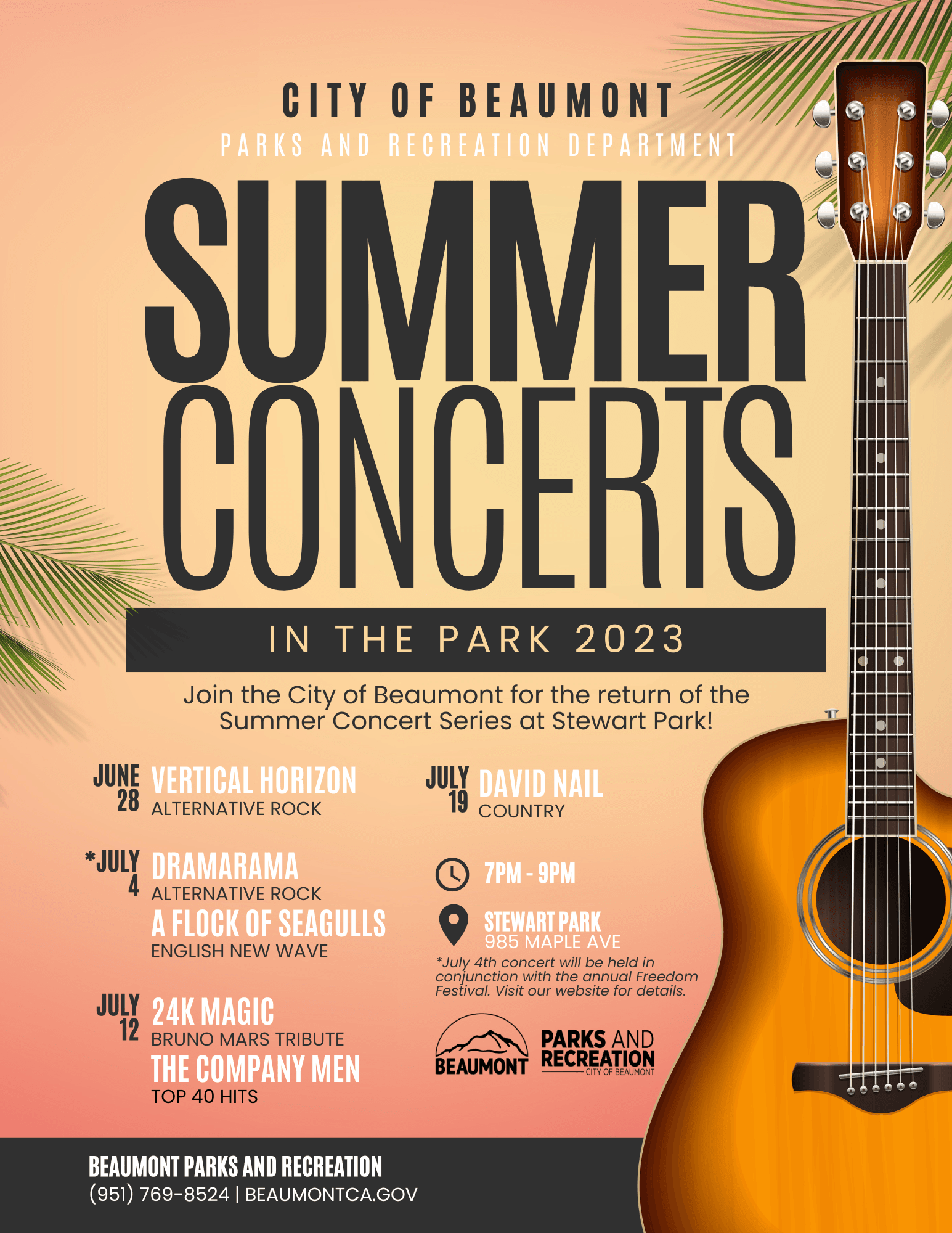Summer Concert in the Park Beaumont Chamber of Commerce
