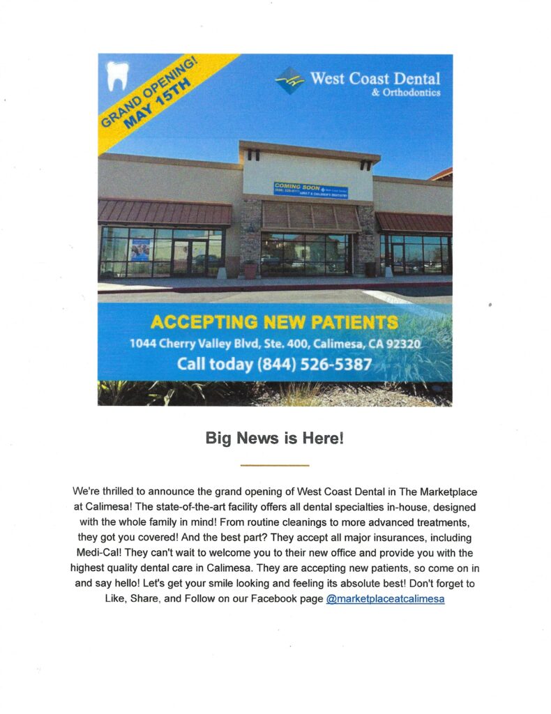 West Coast Dental Grand Opening @ West Coast Dental | Calimesa | California | United States