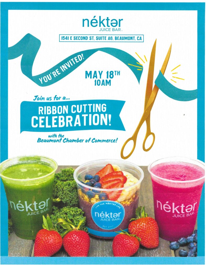 Nekter Juice Bar Ribbon Cutting @ Nekter Juice Bar | Beaumont | California | United States