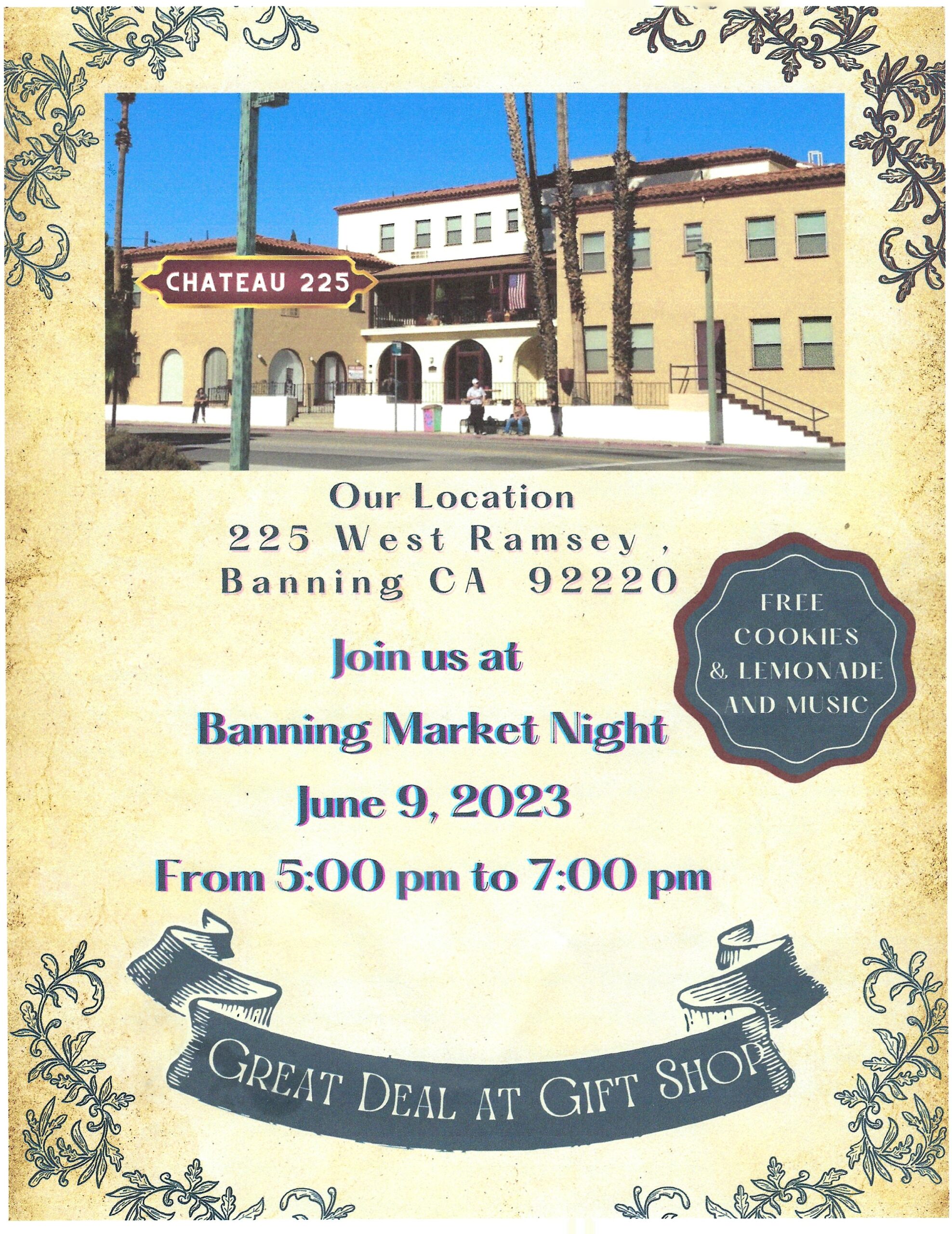 Chateau 225 Banning Market Night Beaumont Chamber of Commerce