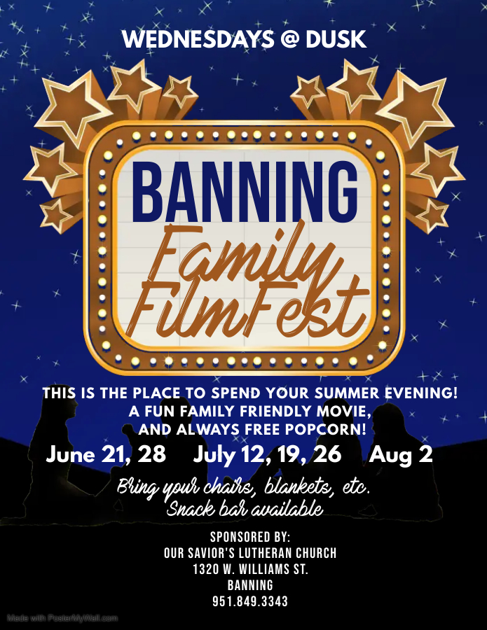 Banning Family Film Fest @ Our Savior's Lutheran Church