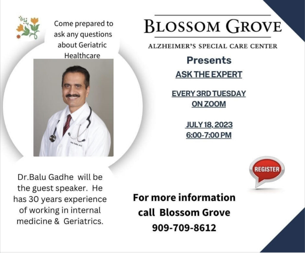 Ask the Expert - Alzheimer's Special Care Center @ Zoom Meeting