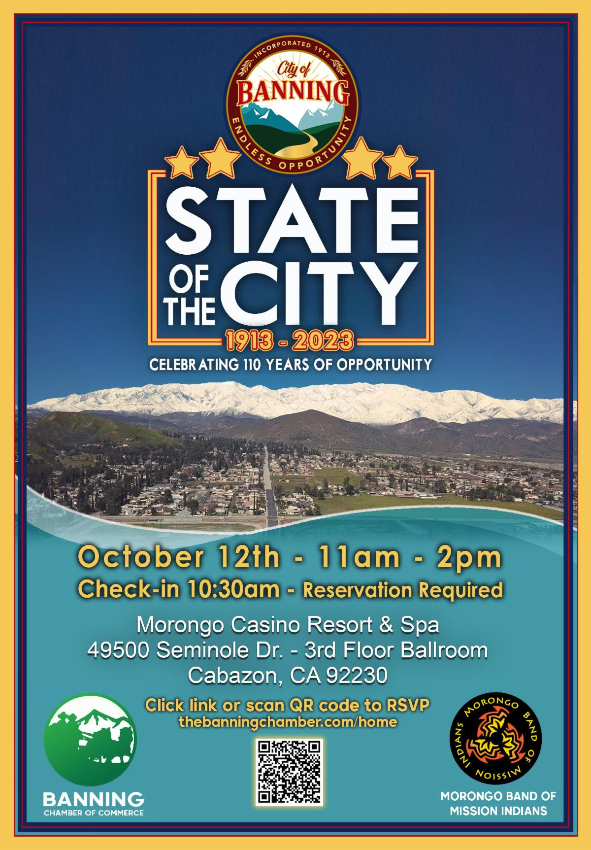 Banning State of the City @ Morongo Casino, Resort, & Spa | Cabazon | California | United States