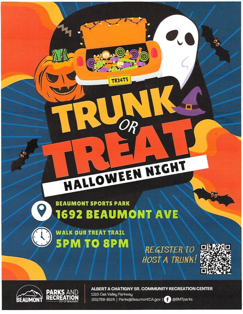 Trunk or Treat @ Beaumont Sports Park | Beaumont | California | United States