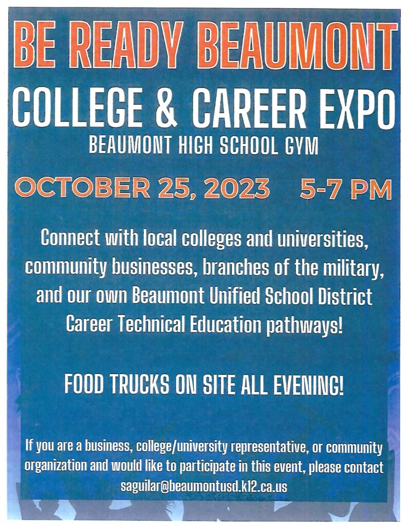 College & Career Expo @ Beaumont High School Gym | Beaumont | California | United States