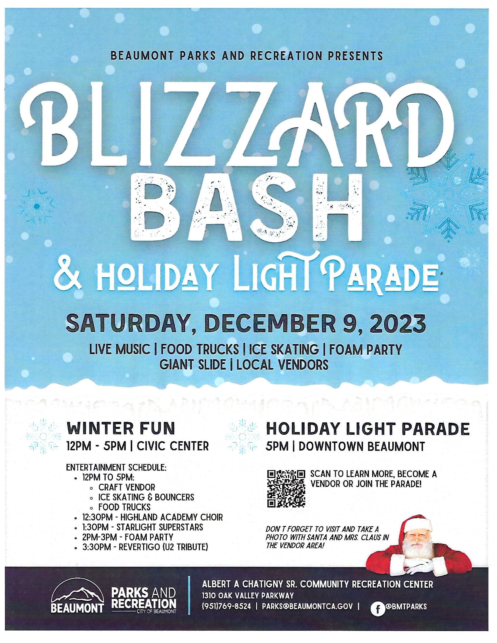 Blizzard Bash Holiday Light Parade Beaumont Chamber of Commerce