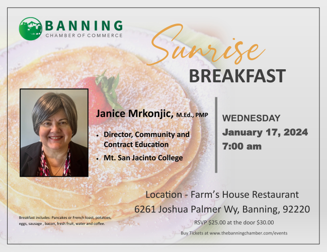 Banning Sunrise Breakfast @ Farm's House Restaurant | Banning | California | United States