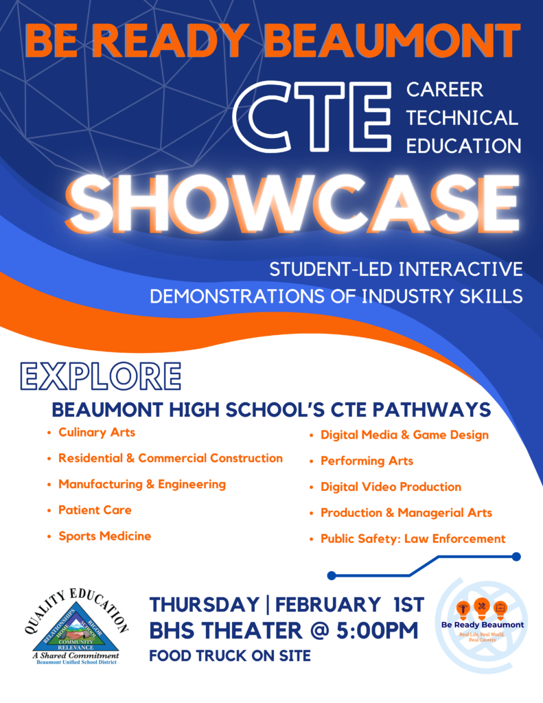 CTE Showcase @ Beaumont High School Theater