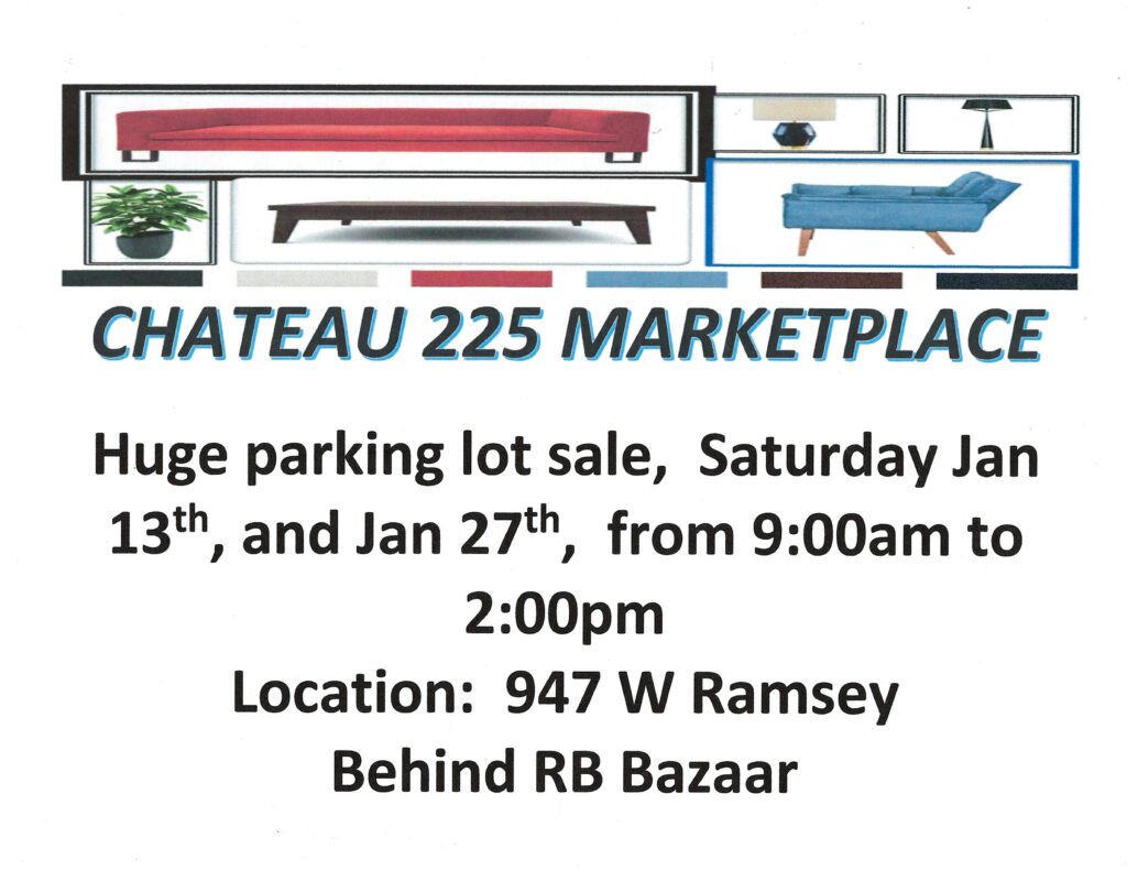 Chateau 225 Marketplace Parking Lot Sale @ Chateau 225 | Banning | California | United States