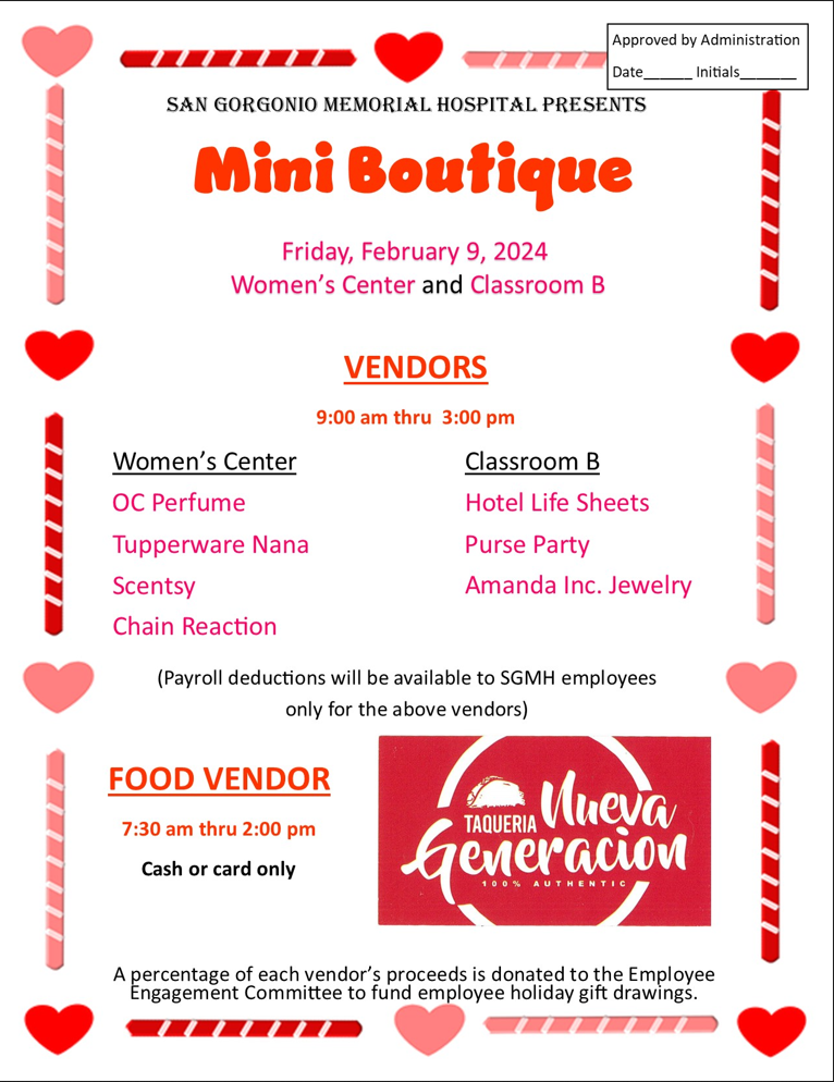 Mini Boutique @ San Gorgonio Memorial Hospital | Banning | California | United States