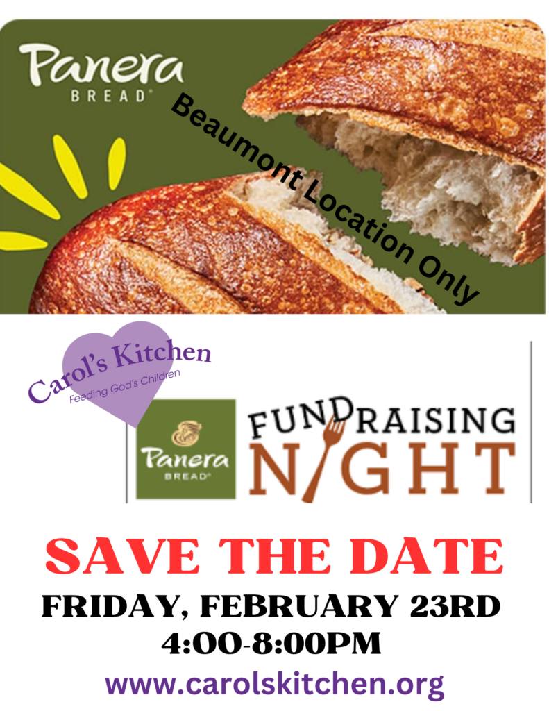 Carol's Kitchen Fundraiser at Panera Bread @ Panera Bread