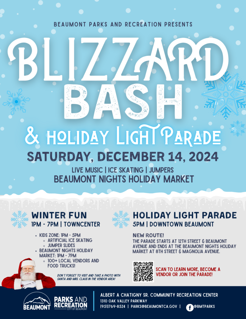 Blizzard Bash & Light Parade @ Beaumont Town Center | Beaumont | California | United States