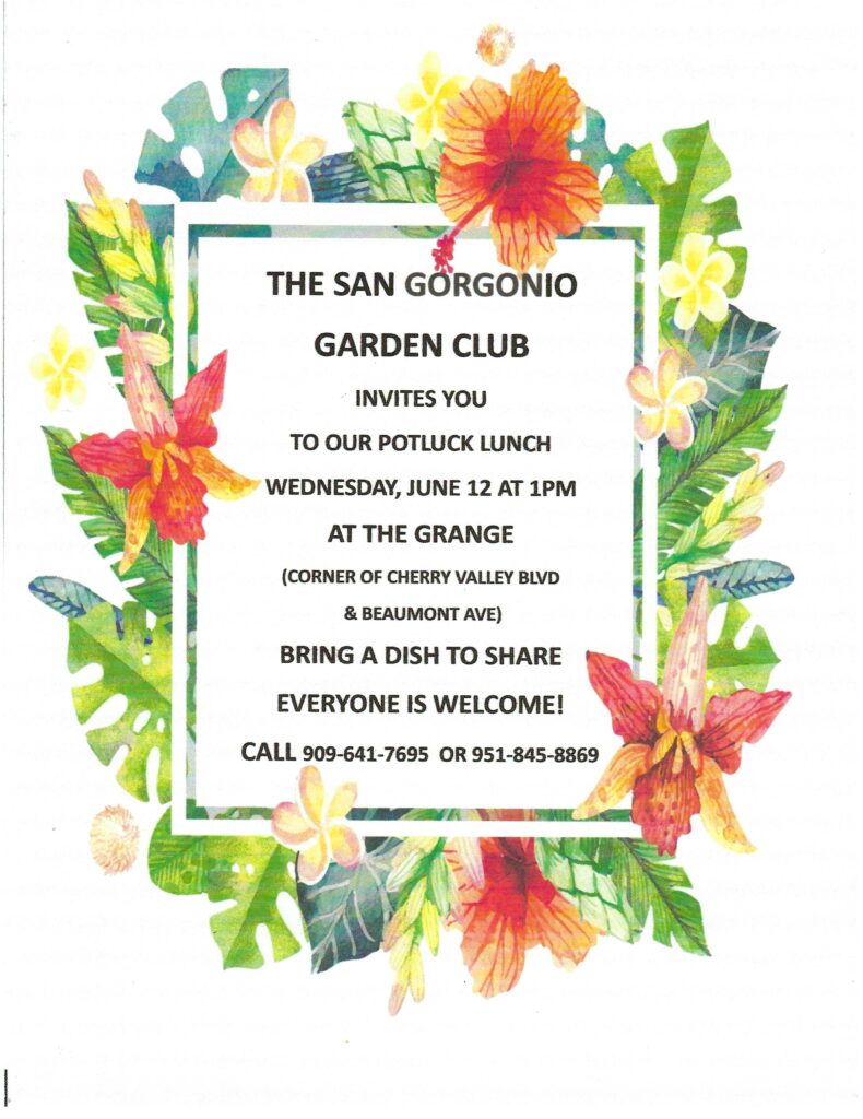 San Gorgonio Garden Club @ The Grange | Cherry Valley | California | United States