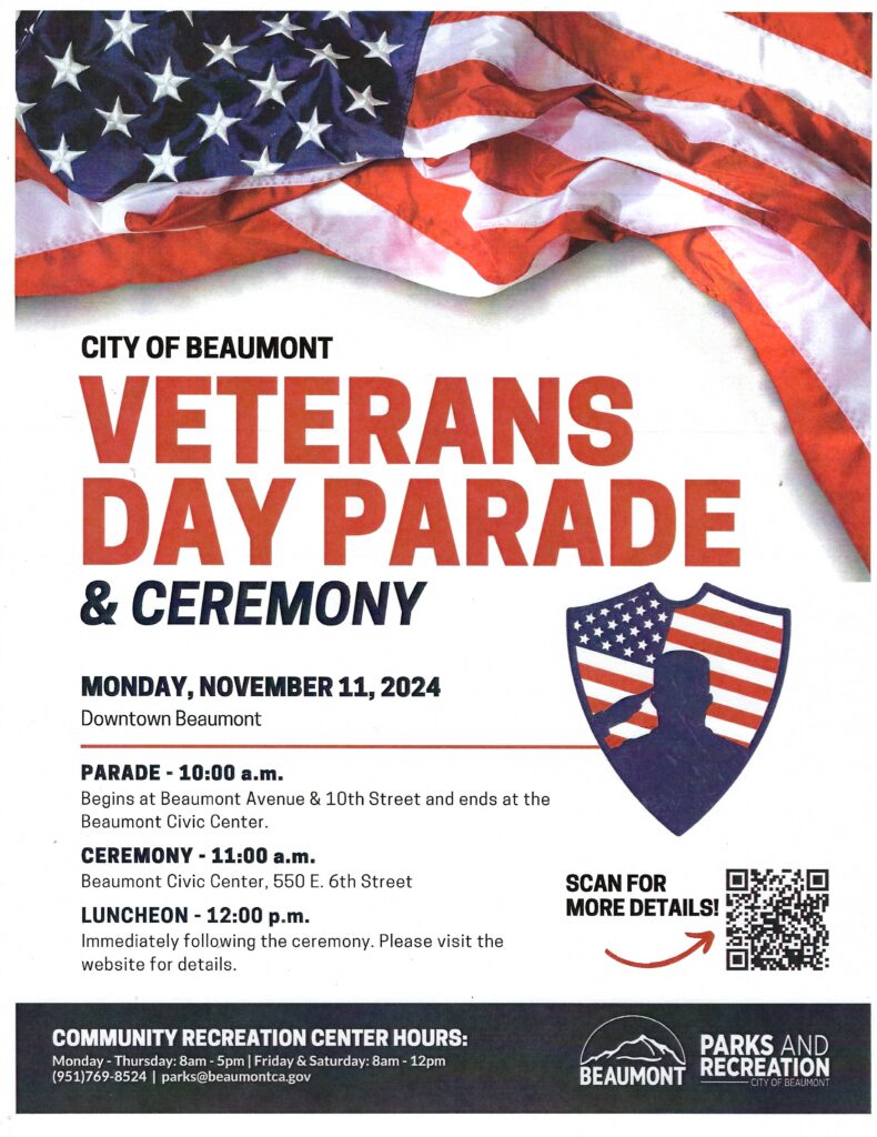 Veterans Day Parade @ Beaumont Town Center | Beaumont | California | United States