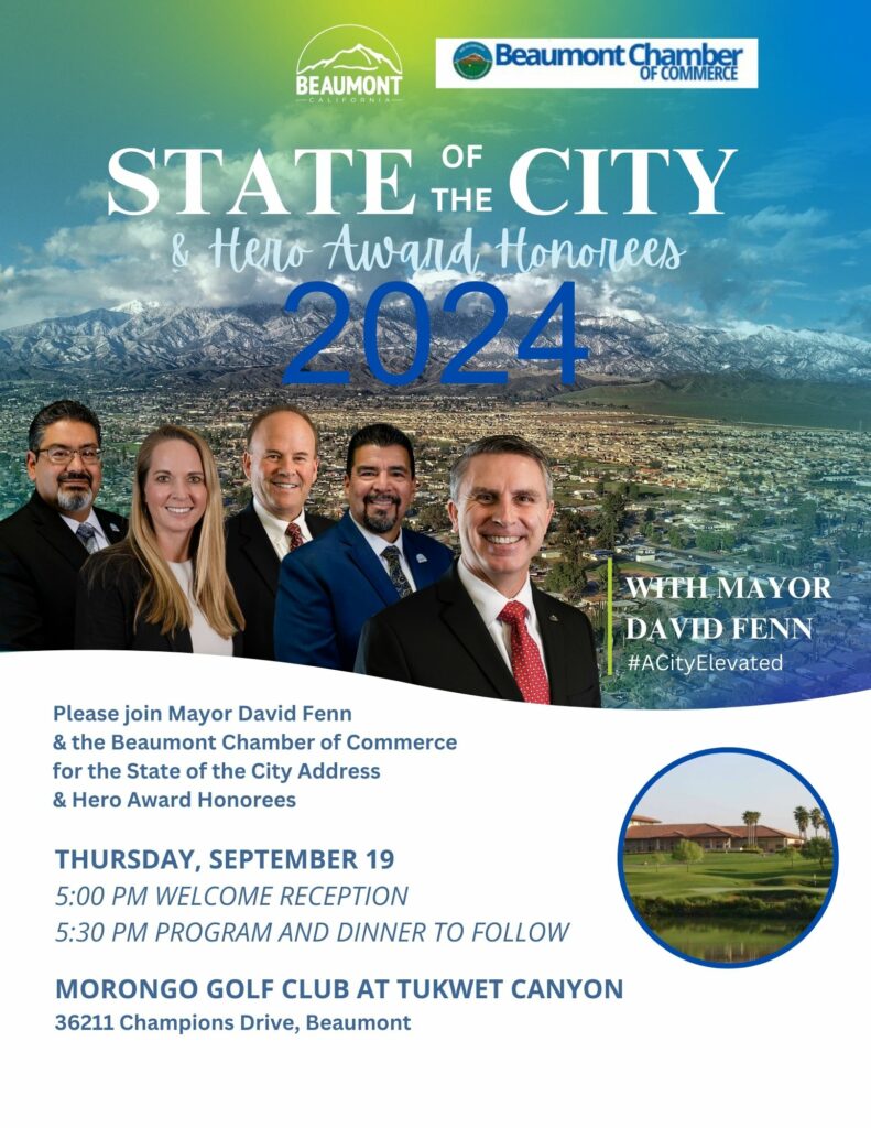 2024 State of the City @ Morongo Golf Club @ Tukwet Canyon | Beaumont | California | United States