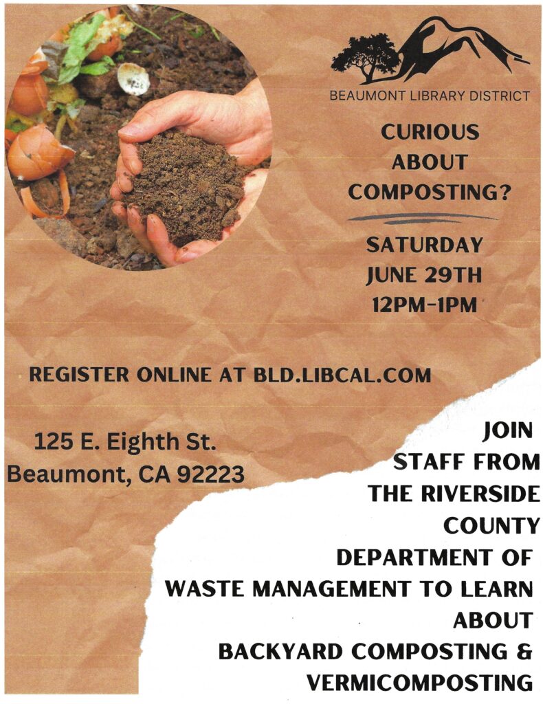 Backyard Composting Class @ Beaumont Library District