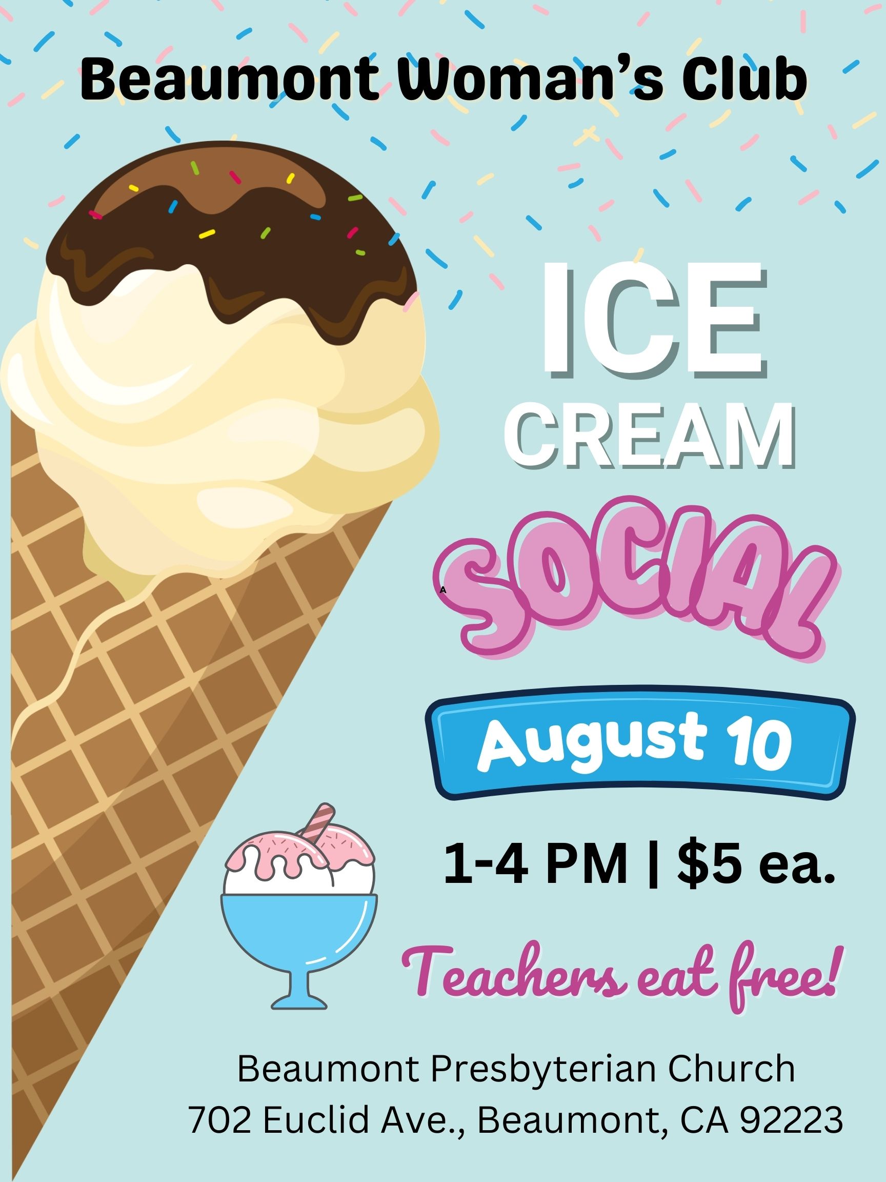 Ice Cream Social @ Beaumont Presbyterian Church | Beaumont | California | United States