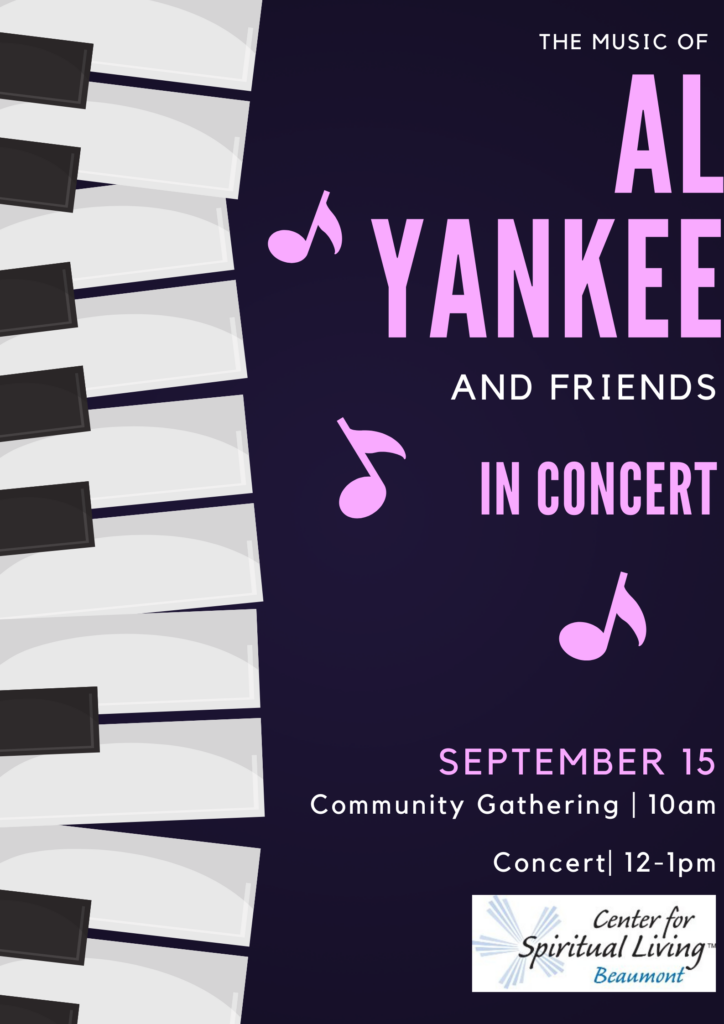 Community Gathering & Concert @ Center for Spiritual Living