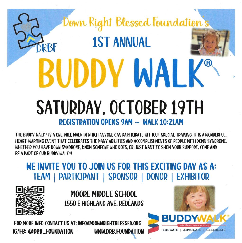 1st Annual Buddy Walk @ Moore Middle School | Redlands | California | United States