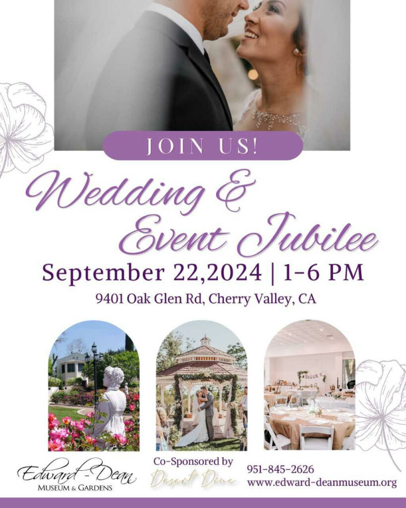 Wedding & Event Jubilee @ Edward-Dean Museum | Cherry Valley | California | United States