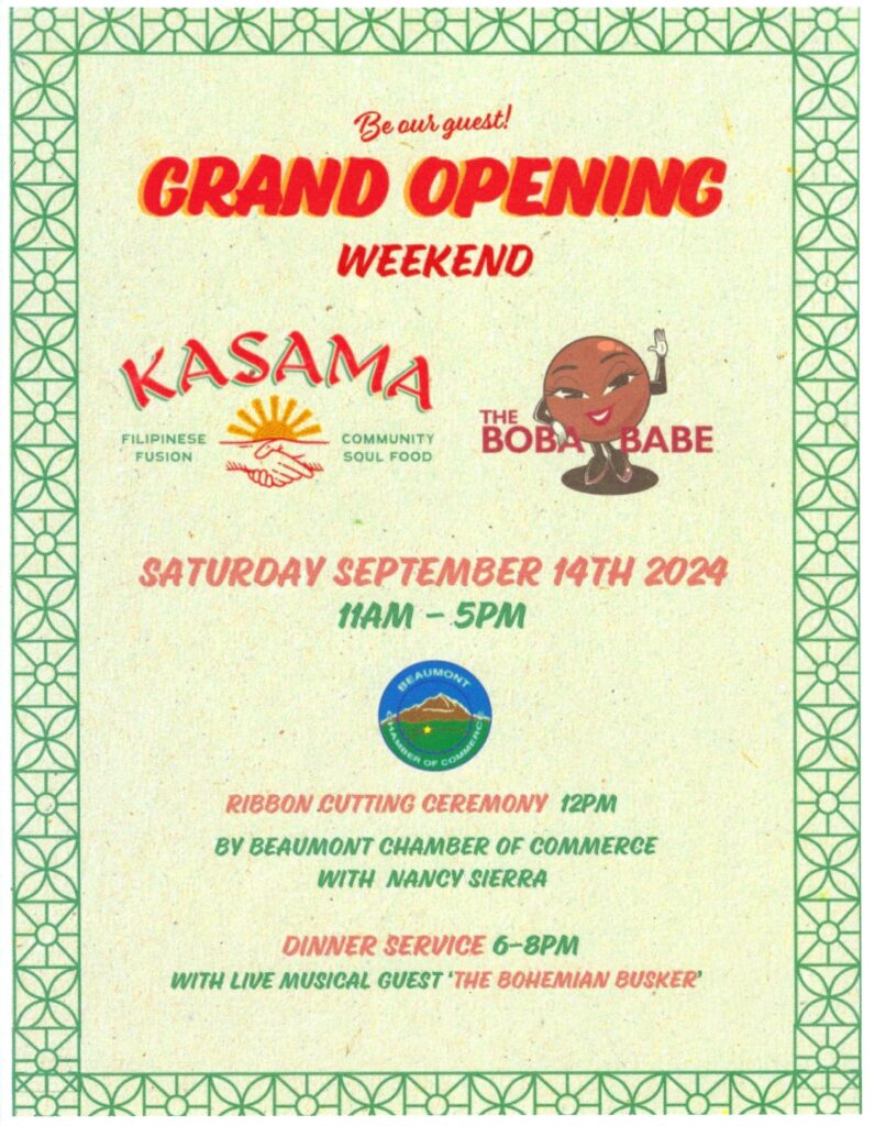 Kasama / Boba Babe Grand Opening @ Kasama / The Boba Babe | Beaumont | California | United States