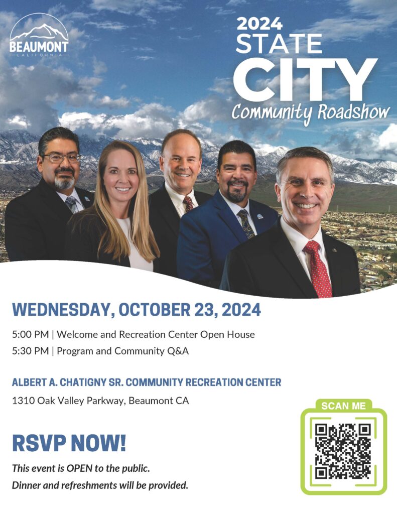 State of the City Community Roadshow @ Albert A. Chatigny, Sr. Community Recreation Center | Beaumont | California | United States