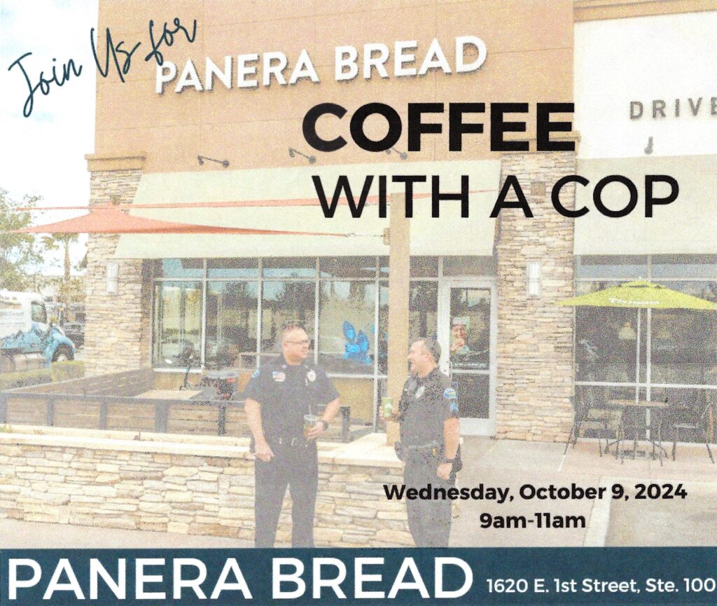 Coffee with a Cop @ Panera Bread | Beaumont | California | United States