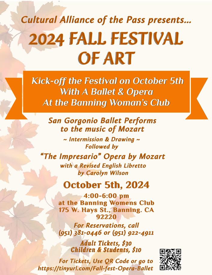 Fall Festival of Art @ Banning Womens Club | Banning | California | United States